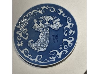 Mors Dag 1972 Assiette Kunglig Dansk