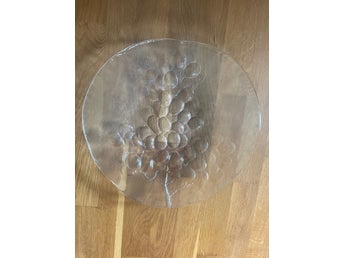 Retro / vintage - runt serveringsfat Druva, Ann Wärff, Kosta Boda, 70-tal