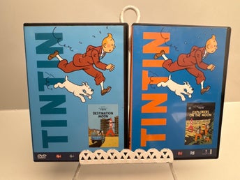 Tintin månen tur och retur del 1 och del 2, DVD