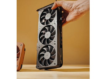 3D-printad shroud till RX 9070 XT Powercolor Reaper (2 slot)
