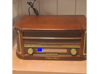 Stereo, Retro Line Vintage, modell TR-W107BT, skivspelare/ kassett/ CD/ radio ,