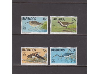 Barbados, Mi 845-48, Fåglar, xx