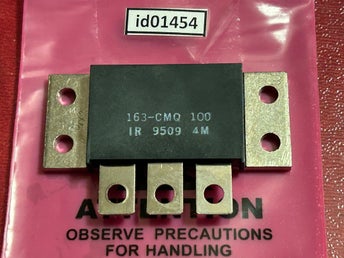 Schottky-likriktardiod (id01454) 163CMQ100 Center Tap-modul