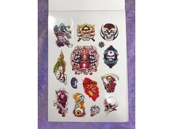 Skull Tillfällig Tatuering
