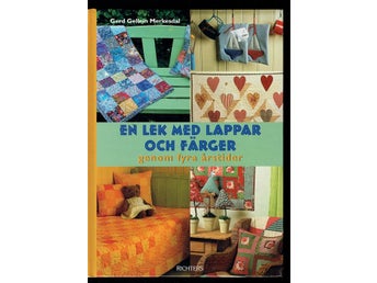 En lek med lappar och färger genom fyra årstider