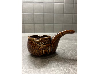 Vintage askkopp formad som en pipa – Keramik 60/70-tal retro