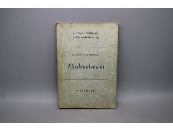 Maskinelement av B. Arne Gustafsson 1956