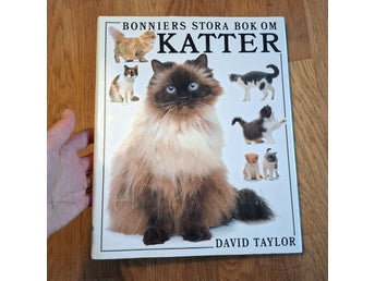 BONNIERS STORA BOK OM KATTER av David Taylor, 1993