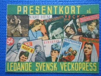 Presentkort på Filmjournalen och Veckorevyn