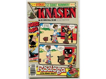 Knasen 1991 nr 12 Hagbard, Arken, Rödöga, BC, Kvast-hilda