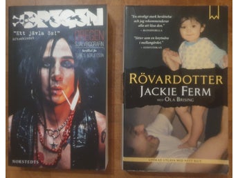 Dregen självbiografin av Tore S Börjesson, Rövardotter Jackie Ferm m Ola Brising