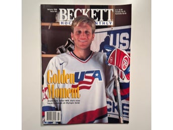 Beckett Hockey Monthly, Januari 1996 Saku Koivu Brett Hull