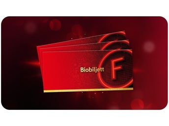 2st Biobiljetter - Filmstaden - Digital leverans