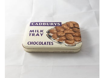 Cadburys Milk Tray Chocolates - Vintage plåtburk från England