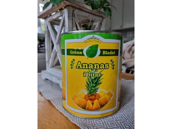 Gammal plåtburk ananas, 3 kg