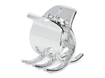 H&M Hårklämma 4,5x5cm Blank Silver Hårklo