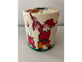 Retro lampskärm med Julmotiv