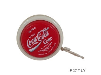 Retro Coca-Cola Russell Yo-Yo Vintage Made In Philippines Samlarleksak Coke