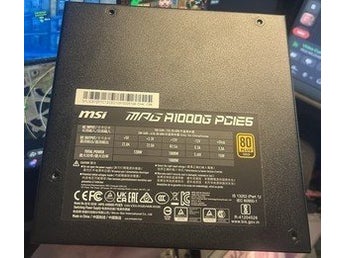 MSI MPG A1000G PCIE5 Nätaggregat