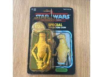 Star Wars The Power of the Force Amanaman actionfigur med samlarmynt