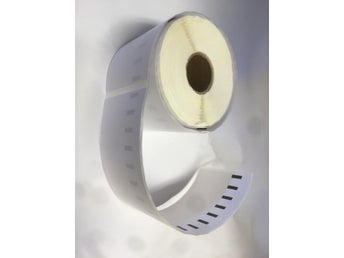 5 rullar x 150st 59x190mm Dymo labelwriter -kompatibla etiketter vita