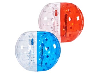 2-Pack Bumper Balls 1,5 m Uppblåsbara Krockbollar för Utomhuslek