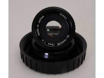 Nikon EL-Nikkor 75 mm 1:4 objektiv