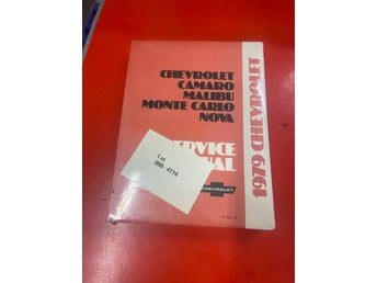Chevrolet Camaro, Malibu, Monte Carlo, Nova 1979 Service Manual