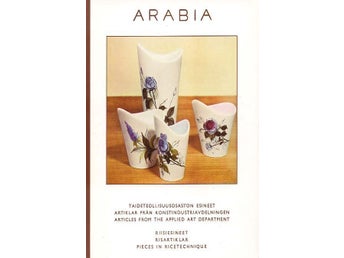BOK: ARABIA - ARTIKLAR FRÅN KONSTINDUSTRIAVDELNINGEN. RISARTIKLAR-2004