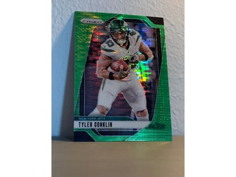 2024 Panini Prizm #225 Tyler Conklin Green Pulsar Prizm Jets
