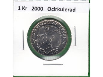 1 Kr 2000 Ocirkulerad från Riksbankrulle