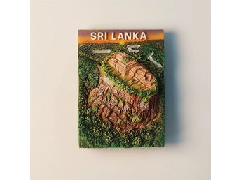 Sigiriya Lejonberget Sri Lanka Kylskåpsmagnet