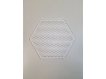 Stor Hexagon - pärlplatta för rörpärlor