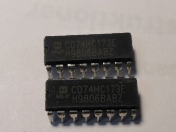 H9806BABZ/CD74HC173E Vinylborsen-skivbutik