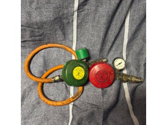 Gasregulator med slang