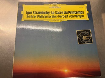 Igor Stravinsky: Le Sacre du Printemps – Karajan LP (DG 1977 West Germany)