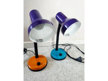 Vintage IKEA B9102 Bordslampa – Retro 80-tal, Färgglad Design