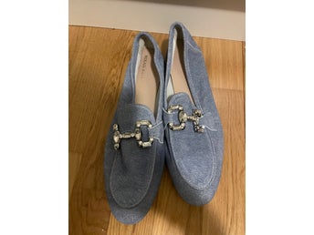Mikaail Balanchine Loafers blå tyg