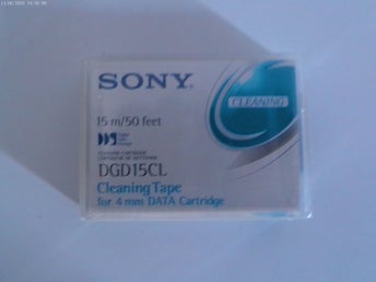 3x HP LTO-2 Ultrium C7972A datakassetter + Sony DGD15CL rengöringstejp