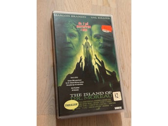 The Island of Dr. Moreau VHS Hyrkassett Val Kilmer Marlon Brando 1996