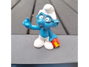 Glasögonsmurfen med bok - Smurf Bully