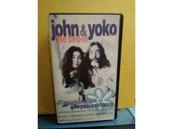 VHS John & Yoko. The bed-in