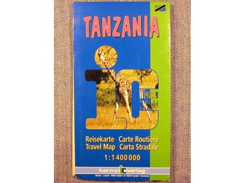 Tanzania Reisekarte Travel Map 1:1 400 000 Karta kartor