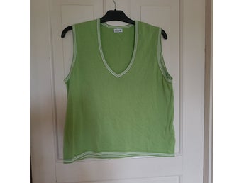Retro vintage grön topp / väst storlek D21