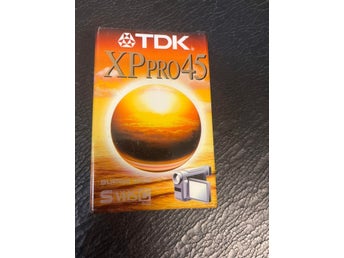 VIDEOKAMERAKASSETT - Nytt - TDK XP PRO 45