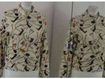 Chic snygg blommig bombarjacka storlek 38, Gina Tricot, Ny