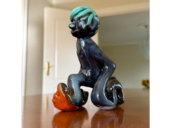 Vicke Lindstrand - Upsala Ekeby - ”Troll” - Figurin - Lergods - 40-tal