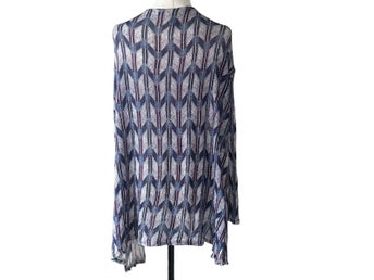 Ny/Oanvänd Fin långärmad bohemisk lös kofta/kaftan från H&M strl XS