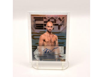 UFC Giga Chikadze Auto 03/50 Topps Finest Signed Card Rare