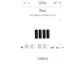 4 nya svarta sängben från miljögården.